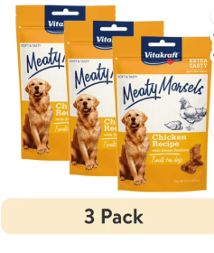 (3 pack) Vitakraft Meaty Morsels Chicken Recipe with Sweet Potato