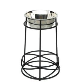 Tall Mesh Elevated Dog Bowl (Option: large)